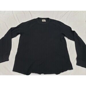 Buck Mason Black Vintage Thermal Surplus Tee Mens Size Medium Shirt